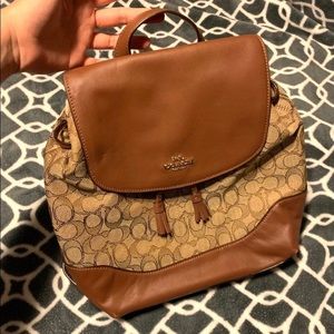 Ⓜ️ SOLD Ⓜ️ Coach Bag | Signature Print | Backpack